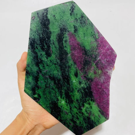 2 Pieces Large Ruby Zoisite Slab Free Form -Wholesale Crystals