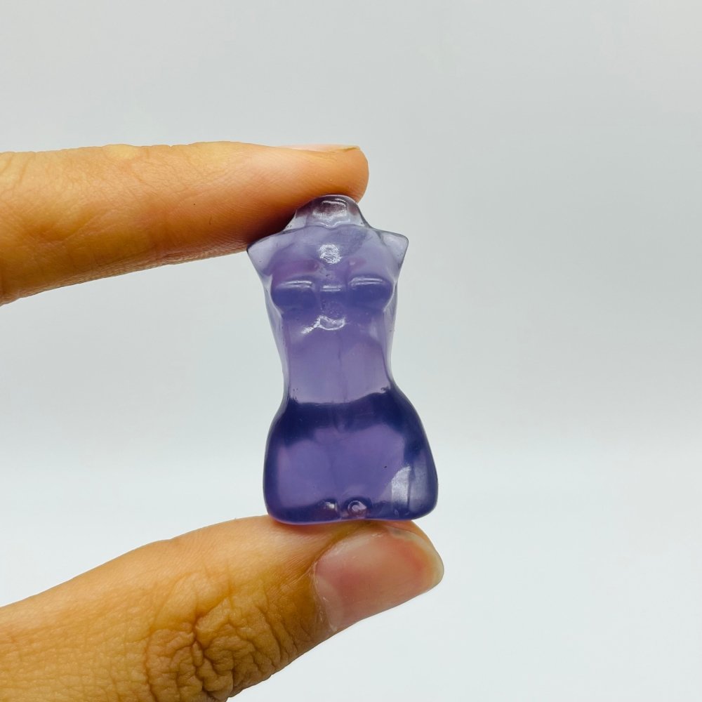 25 Pieces Mini Fluorite Goddess Carving -Wholesale Crystals