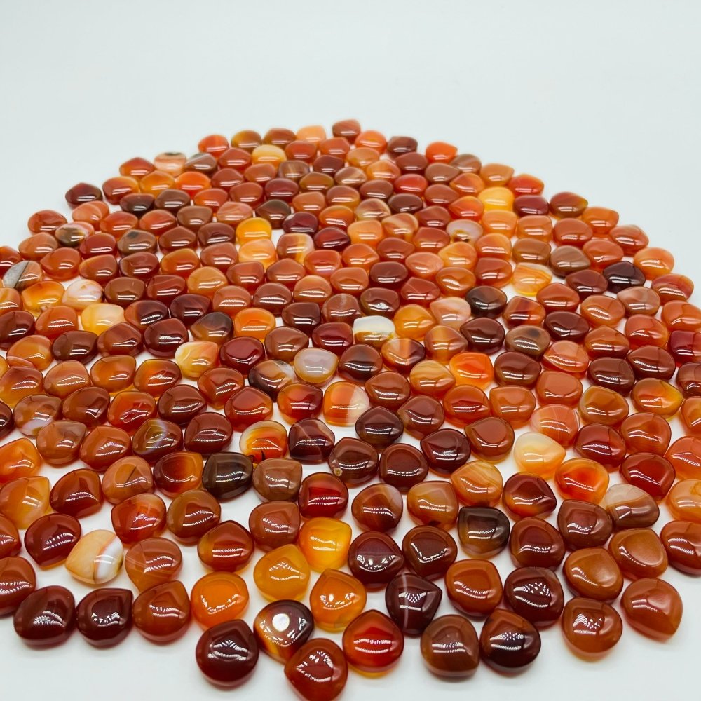258 Pieces Mini Carnelian Heart DIY Pendant -Wholesale Crystals