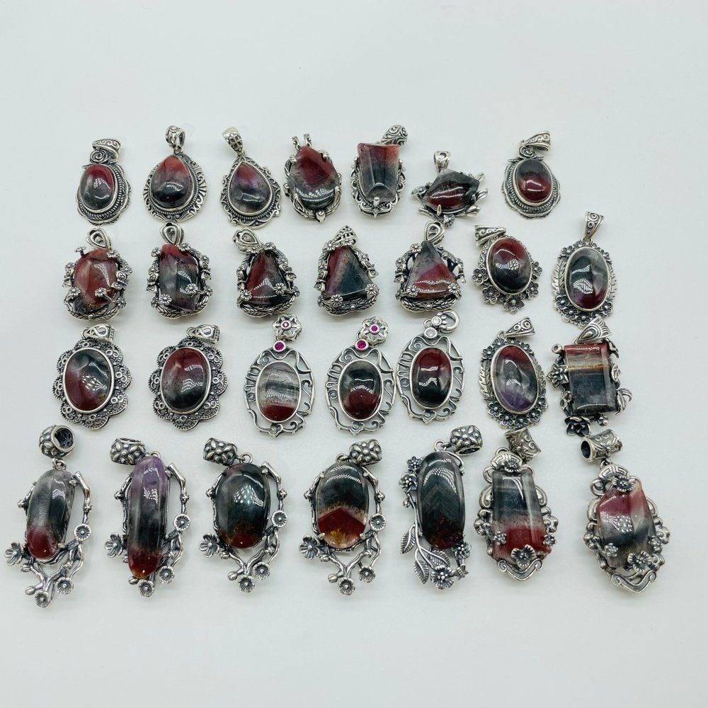 28 Pieces S925 Auralite 23 Crystal Different Styles Beautiful Pendant -Wholesale Crystals