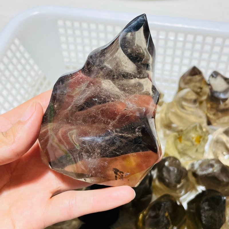 43 Pieces Smoky Quartz Flame Closeout -Wholesale Crystals