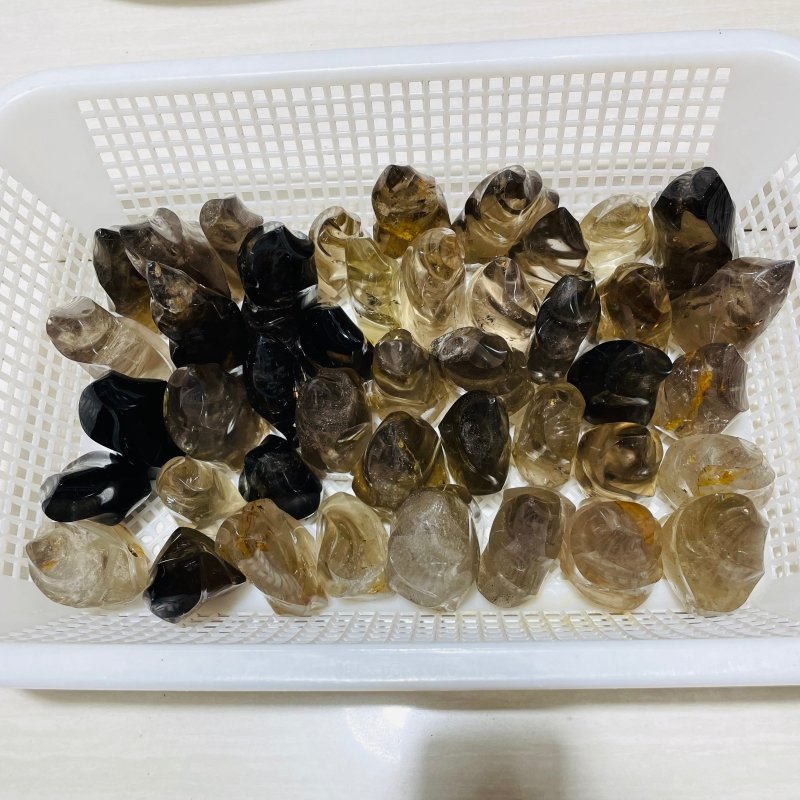 43 Pieces Smoky Quartz Flame Closeout -Wholesale Crystals