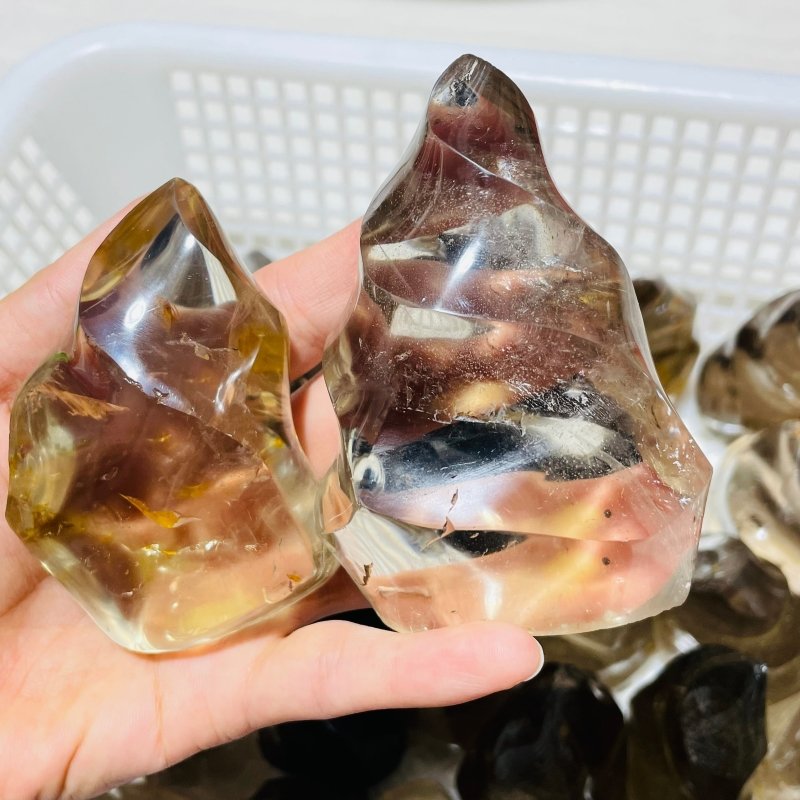 43 Pieces Smoky Quartz Flame Closeout -Wholesale Crystals