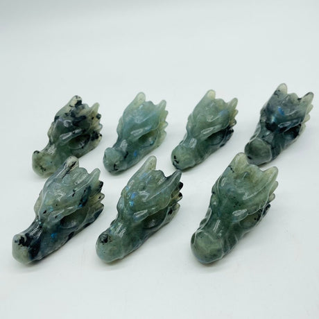 2Inch Labradorite Dragon Head Carving Crystals Closeout -Wholesale Crystals