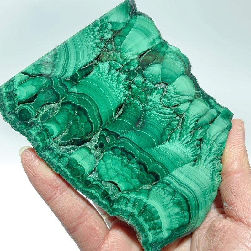 3 Pairs Beautiful Symmetry Malachite Slab -Wholesale Crystals