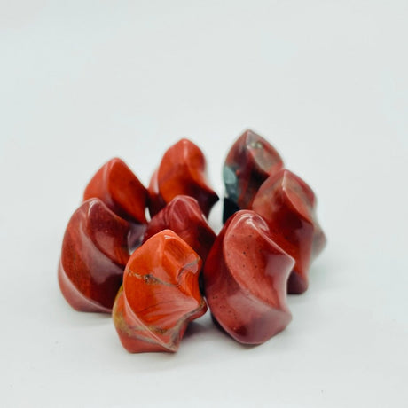3 Types Mini Crystal Flame Carving Wholesale Howlite Crazy Agate -Wholesale Crystals