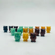 3 Types Mini Owl Carving Wholesale Green Aventurine & Red Obsidian -Wholesale Crystals