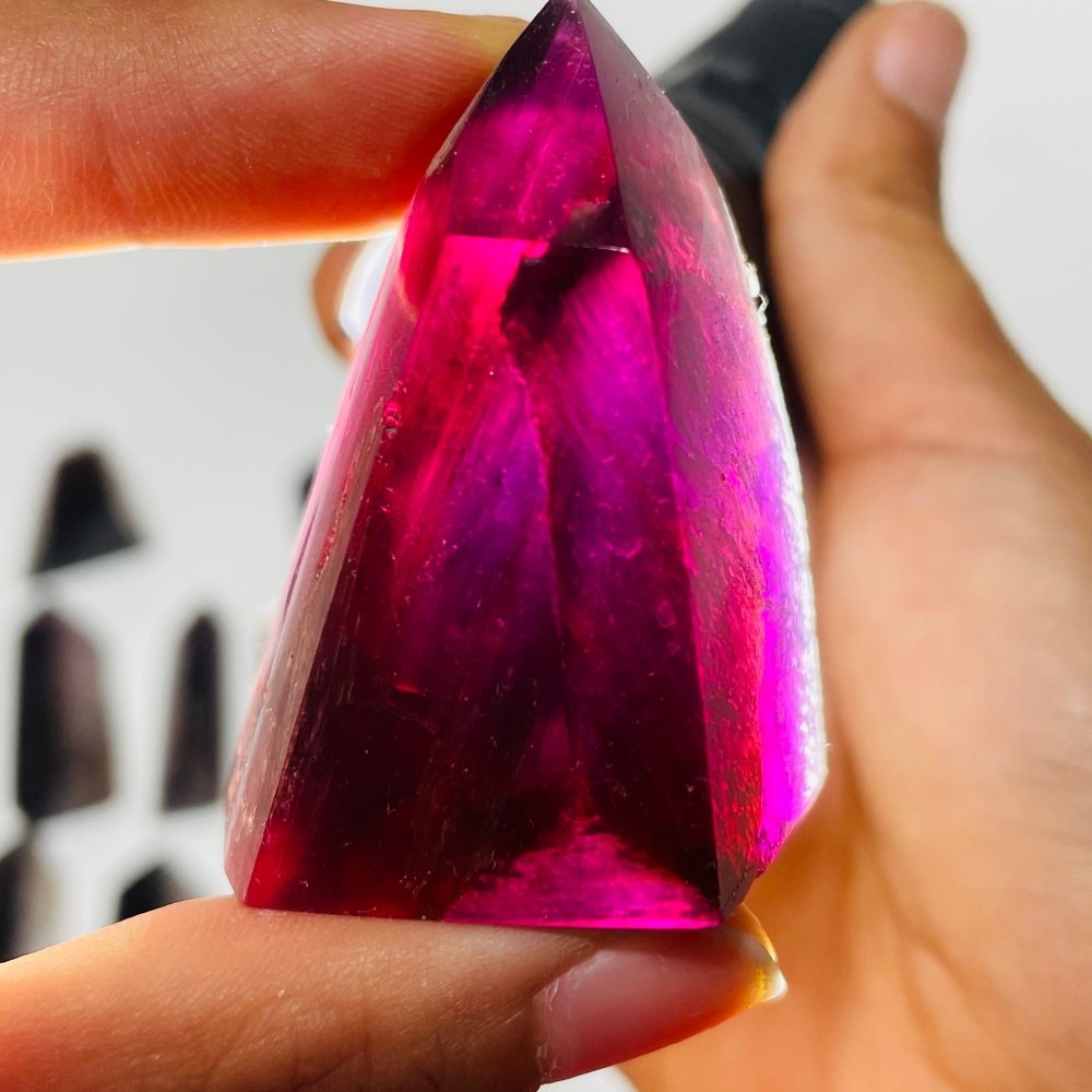 35 Pieces High Quality Purple Lepidolite Tower Points -Wholesale Crystals