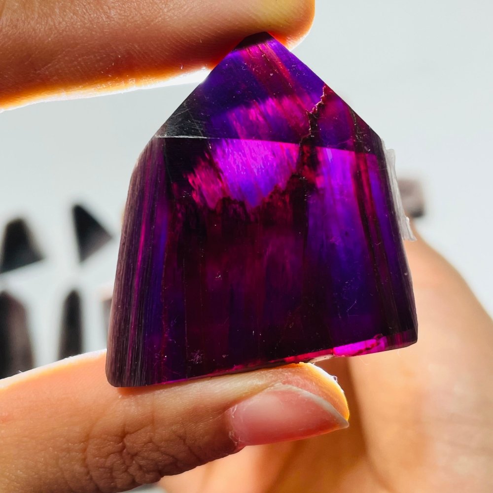 35 Pieces High Quality Purple Lepidolite Tower Points -Wholesale Crystals