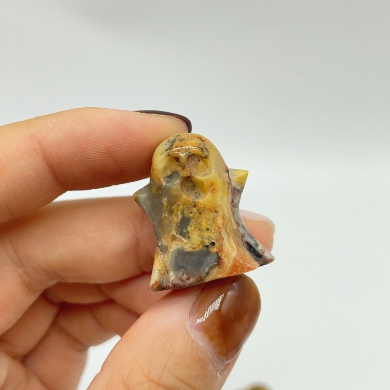 5Types Mini Halloween Ghost Carving Wholesale -Wholesale Crystals