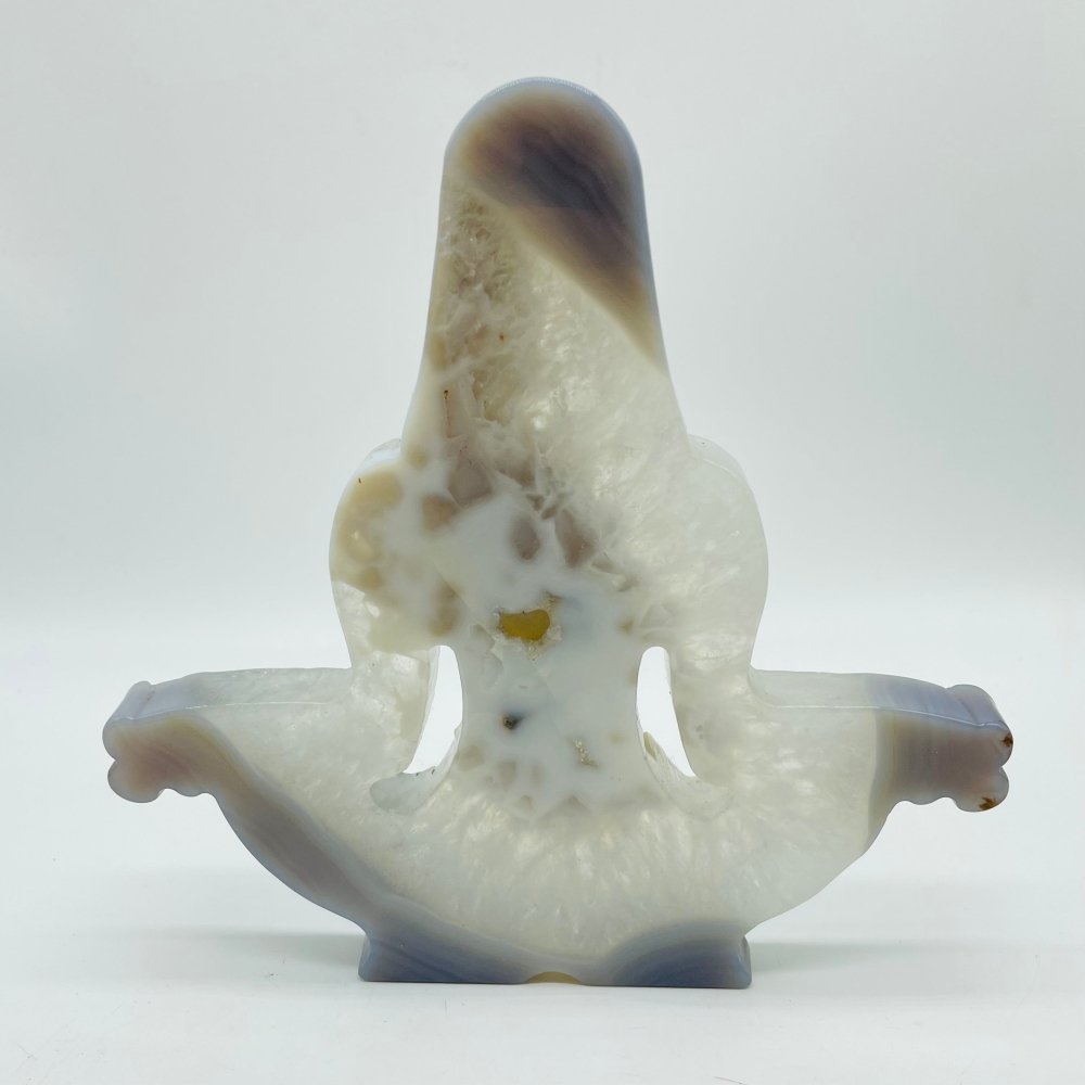 4 Pieces Large Agate Mother Earth Carving -Wholesale Crystals