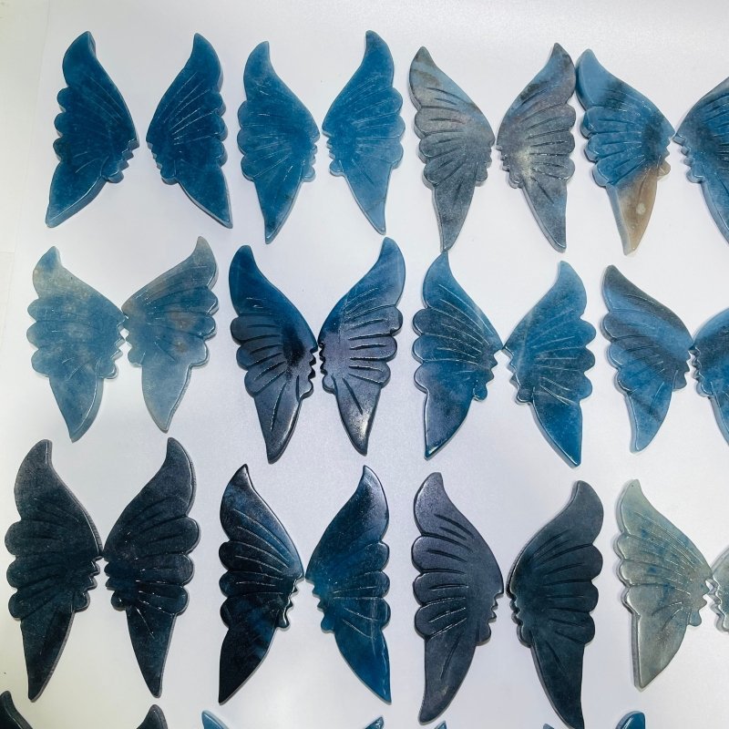 42 Pairs Trolleite Butterfly Carving (A4BTF) - Wholesale Crystals