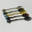 5 Colors Coffee Spoon With High Quality Labradorite Sphere Wholesale - Wholesale Crystals