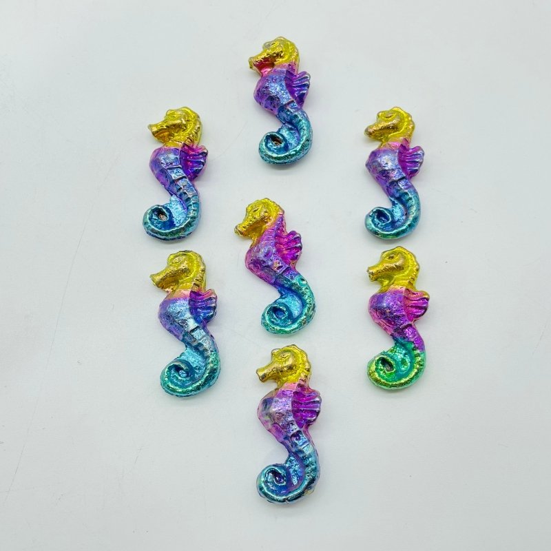 5 Types Colourful Bismuth Animals Carving Butterfly Seahorse Wholesale -Wholesale Crystals