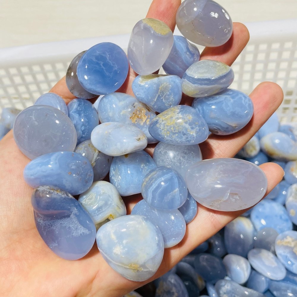 5.12kg Blue Lace Agate Tumbled -Wholesale Crystals