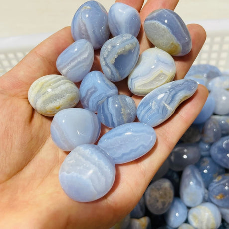 5.12kg Blue Lace Agate Tumbled -Wholesale Crystals