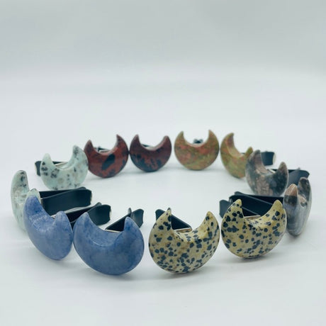 6 Types Crystal Car Air Vent Clips Crystal Moon Wholesale Car Accessories -Wholesale Crystals