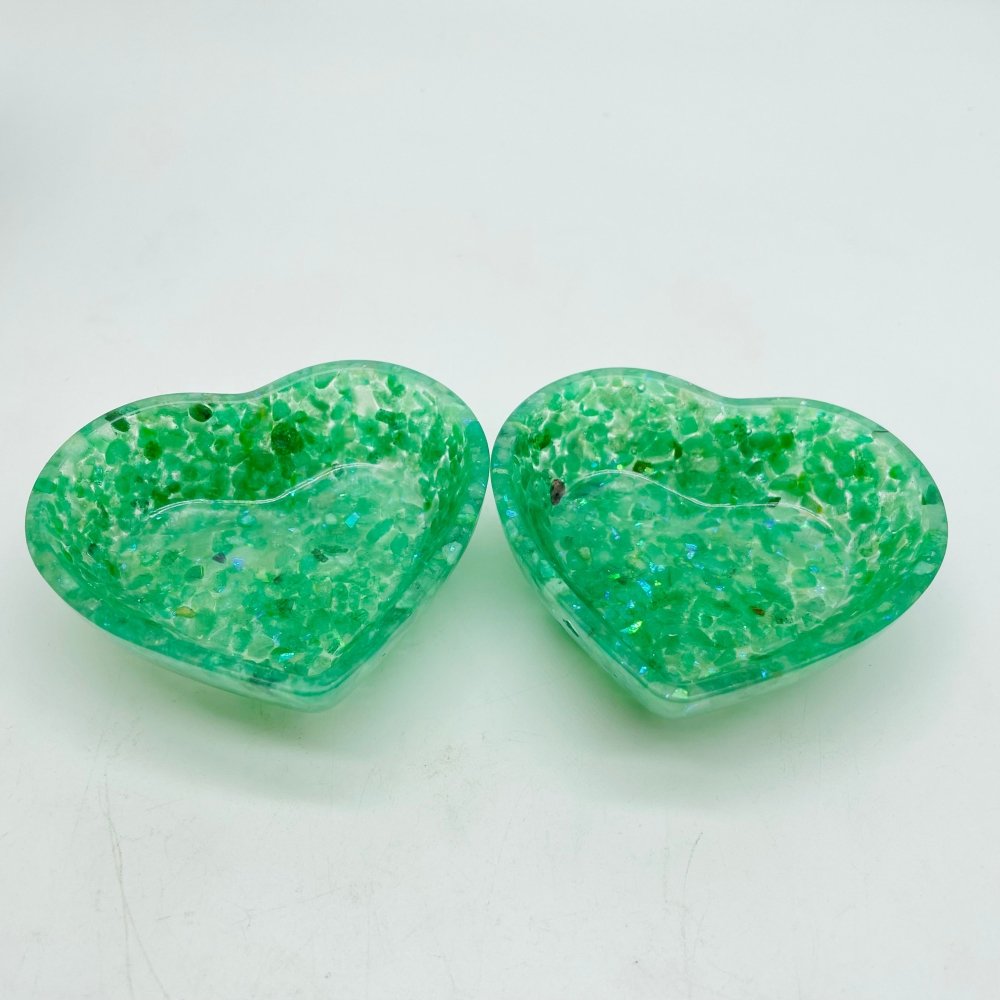 6 Types Resin Amethyst&Garnet Malachite Chips Gravel Heart Bowl Wholesale -Wholesale Crystals