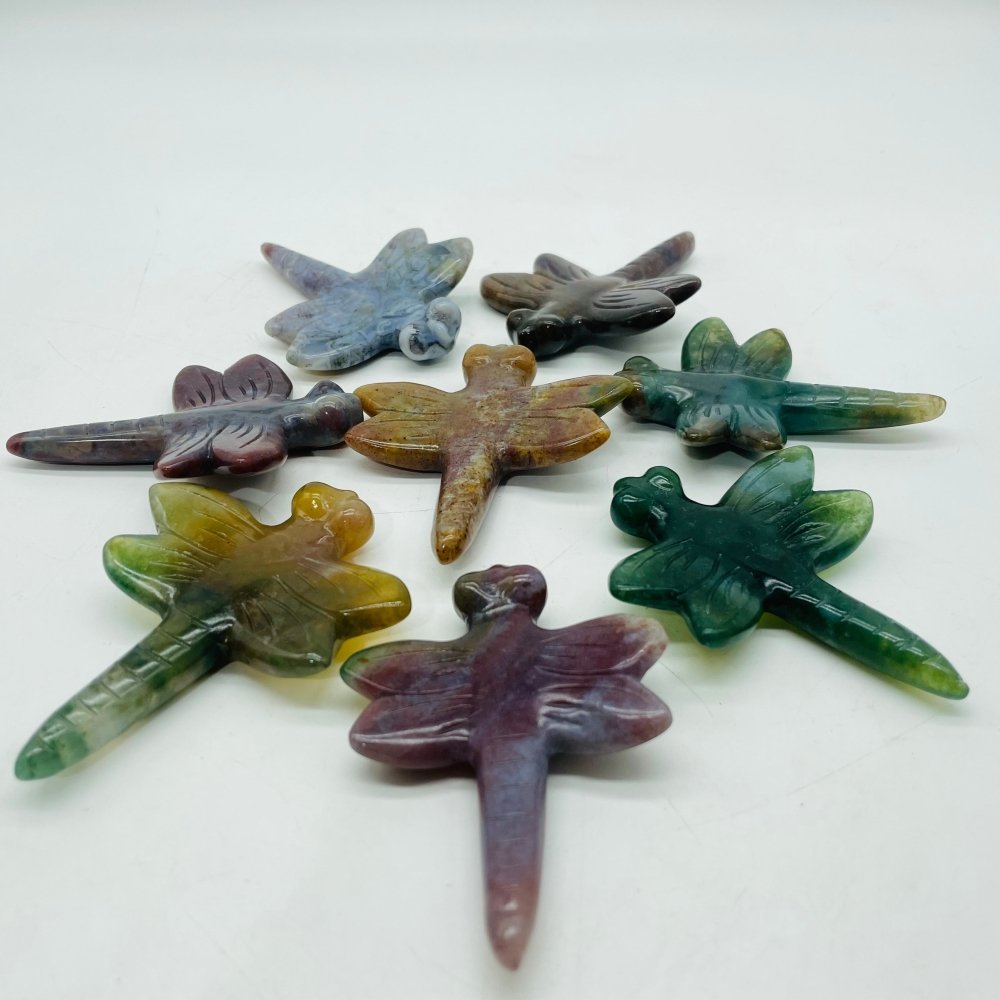 Ocean Jasper Dragonfly Carving Wholesale -Wholesale Crystals