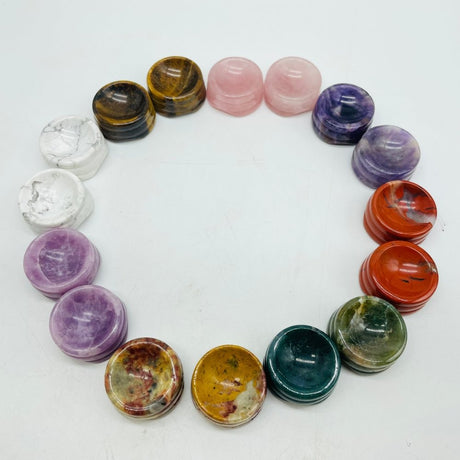 8 Types Mini Crystal Stand Base Rose Quartz & Chevron Amethyst Wholesale -Wholesale Crystals