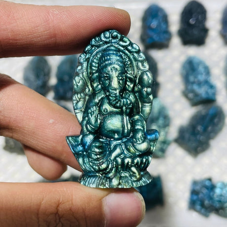 High Quality Labradorite Ganesha Carving Wholesale -Wholesale Crystals