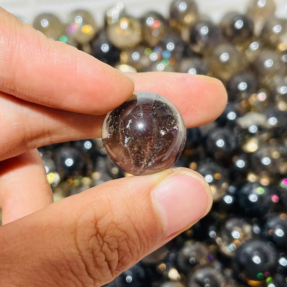 Rainbow Clear Smoky Quartz Spheres Ball Wholesale -Wholesale Crystals