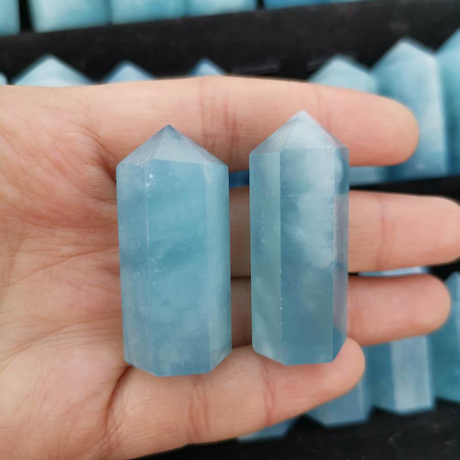 Aquamarine Point Tower -Wholesale Crystals