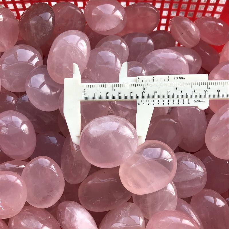 pink rose quartz palm -Wholesale Crystals