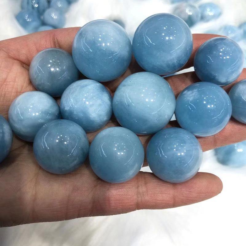 Aquamarine Spheres -Wholesale Crystals