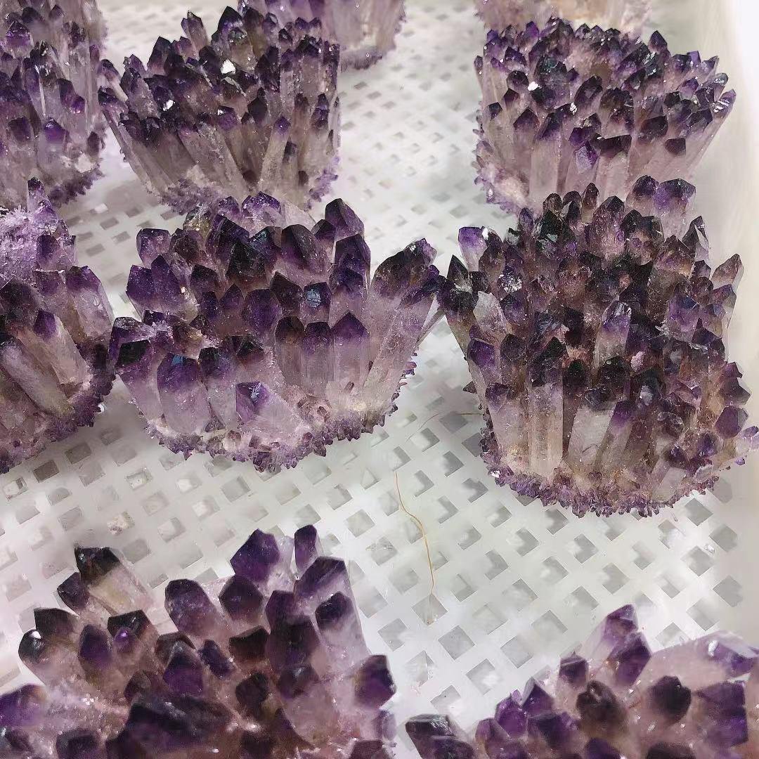 Purple Aura Crystal Cluster -Wholesale Crystals