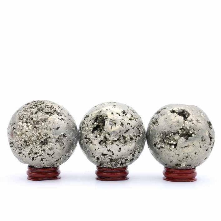 High Quality Pyrite Balls Geode -Wholesale Crystals