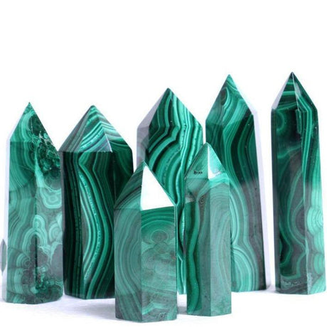 Malachite points -Wholesale Crystals