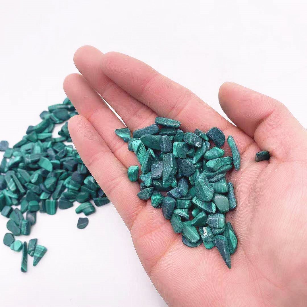 Malachite gravel stone Chips -Wholesale Crystals