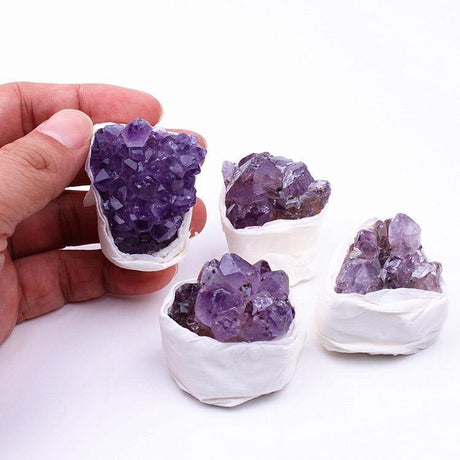 Light Purple Brazil Amethyst Cluster with Box -Wholesale Crystals