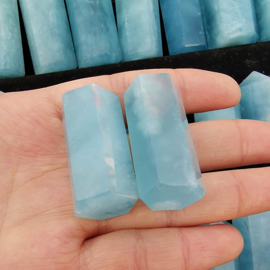 Aquamarine Point Tower -Wholesale Crystals