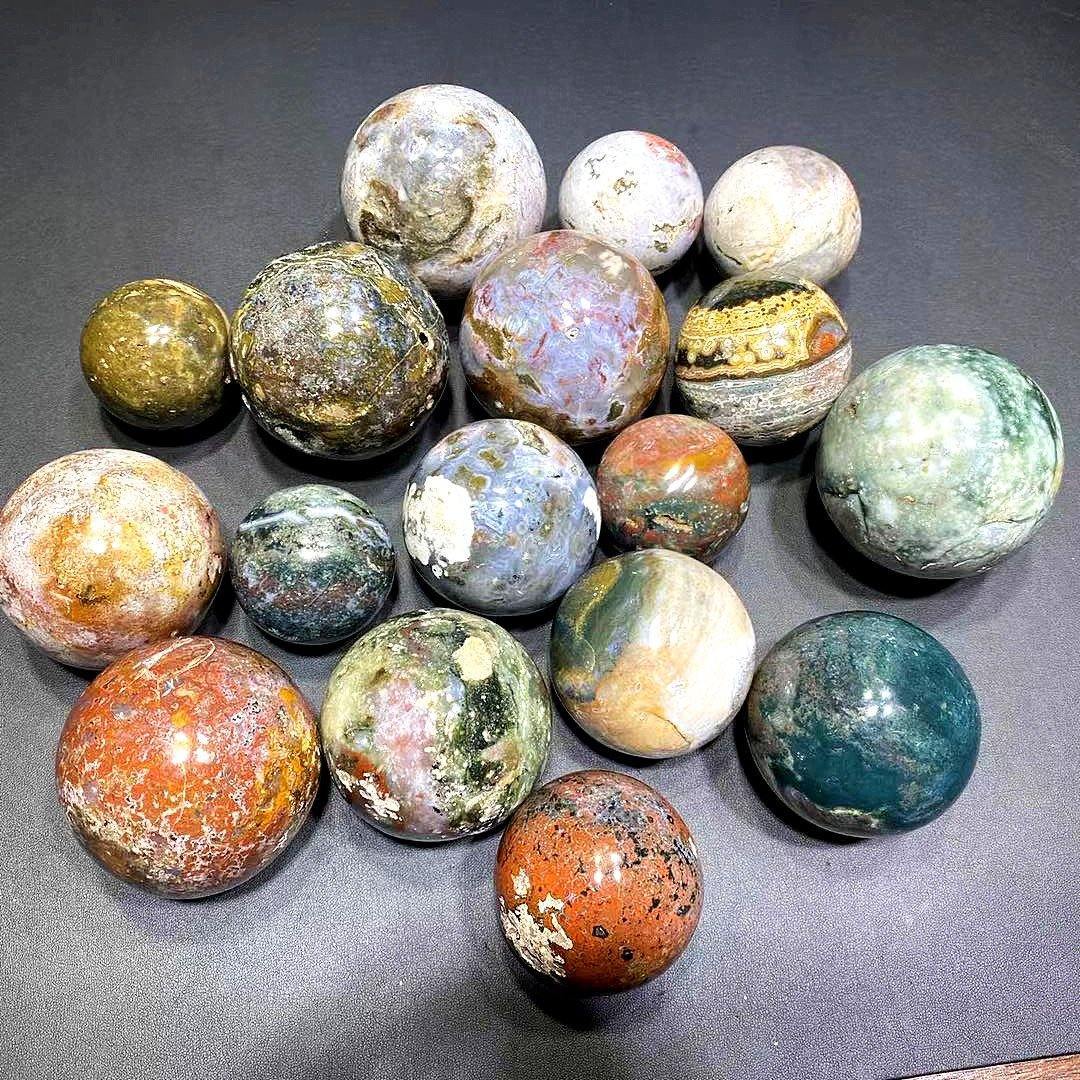 ocean jasper ball -Wholesale Crystals