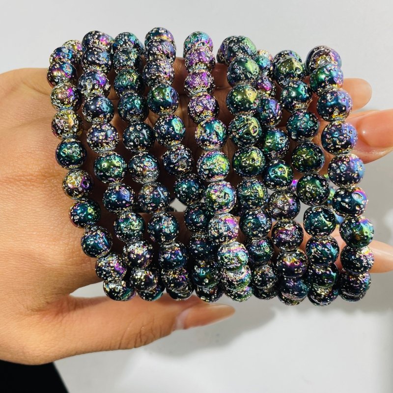 Aura Lava Rock Stone Bracelet Crystal Wholesale - Wholesale Crystals