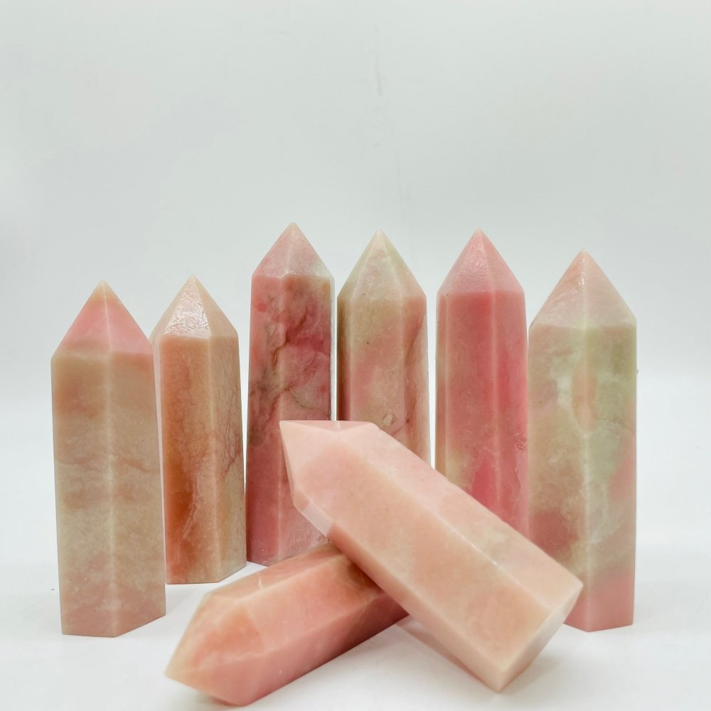 Pink Opal Angel-skin Opal Tower Points Wholesale -Wholesale Crystals
