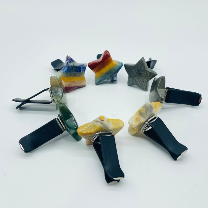 Beautiful Crystal Star Car Air Vent Clips Wholesale Car Accessories -Wholesale Crystals