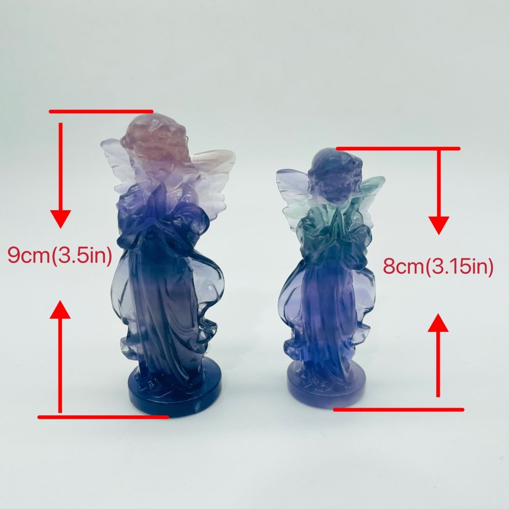 Beautiful Fluorite Angel Carving Wholesale -Wholesale Crystals