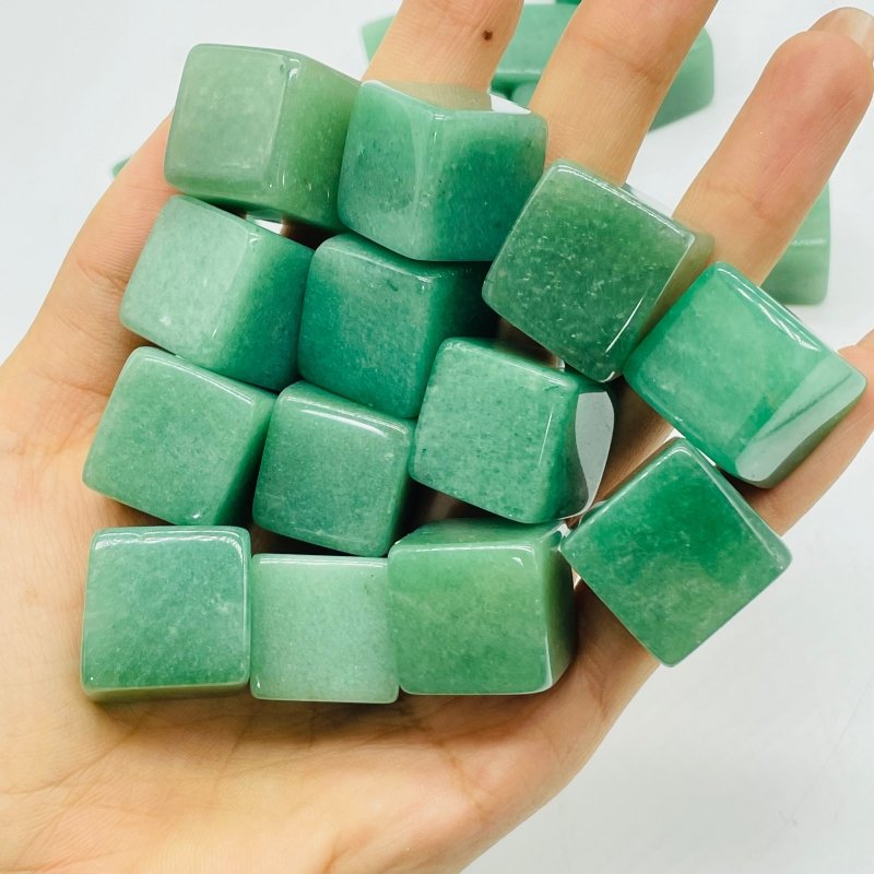 Beautiful Green Aventurine Cube Tumbled Wholesale -Wholesale Crystals
