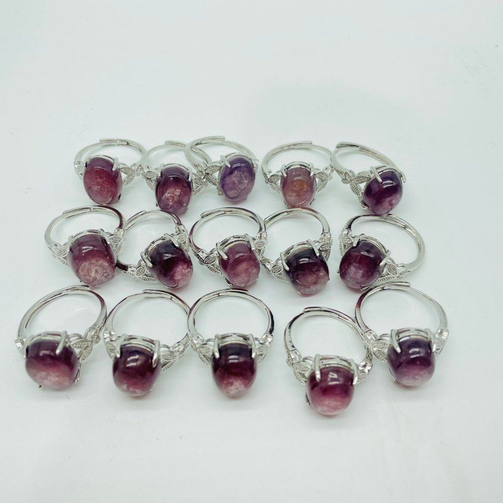 Beautiful Lepidolite Ring Crystal Wholesale -Wholesale Crystals