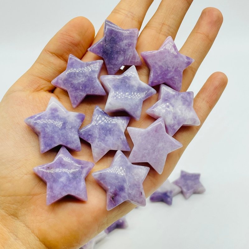 Beautiful Lepidolite Star Carving Wholesale -Wholesale Crystals