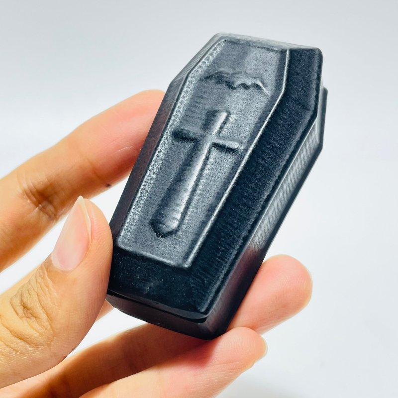 Black Obsidian Coffin Carving Wholesale -Wholesale Crystals