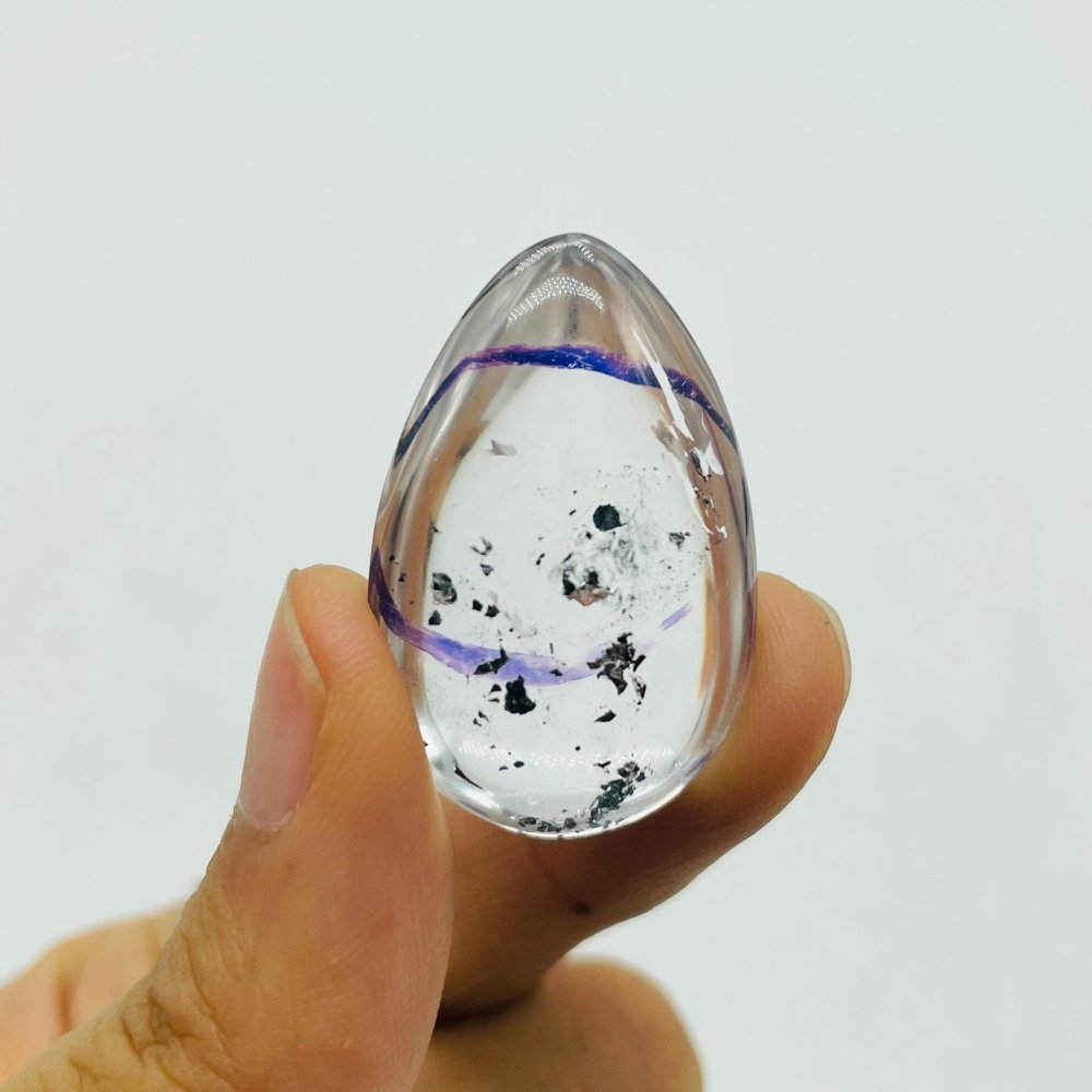 High Quality Teardrop Shape Enhydro Quartz Pendant DIY -Wholesale Crystals