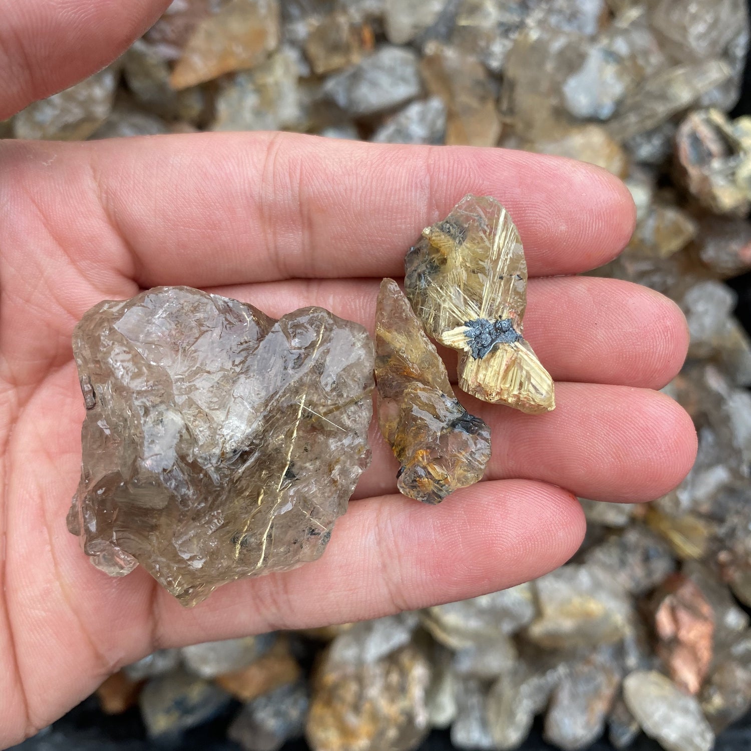 Raw Rutile From Brazil. -Wholesale Crystals