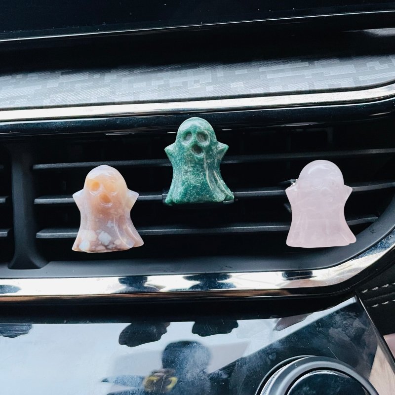 Halloween Ghost Crystal Car Air Vent Clips Wholesale Car Accessories -Wholesale Crystals