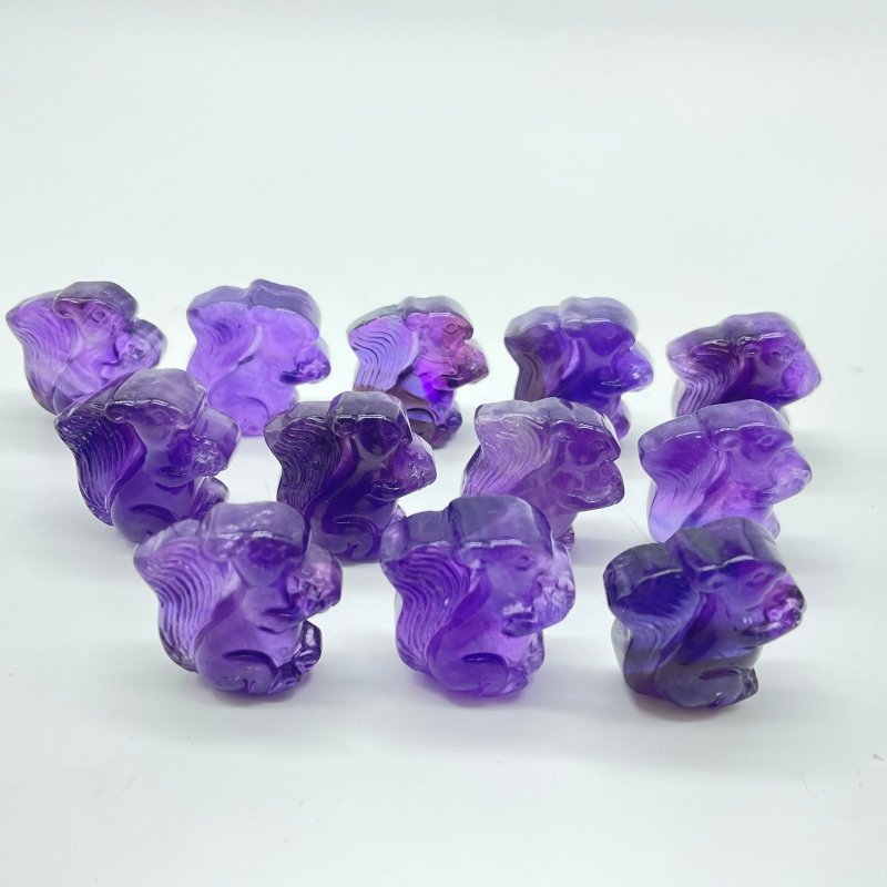 High Quality Amethyst Squirrel Carving Wholesale -Wholesale Crystals