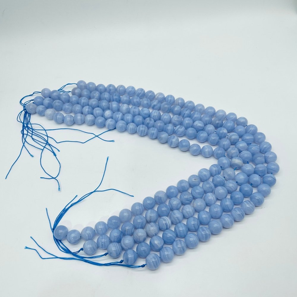 High Quality Blue Lace Agate Bracelet Strand Beads Wholesale -Wholesale Crystals