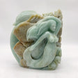 High Quality Caribbean Calcite Mermaid Dolphin Fish Carving Collection -Wholesale Crystals